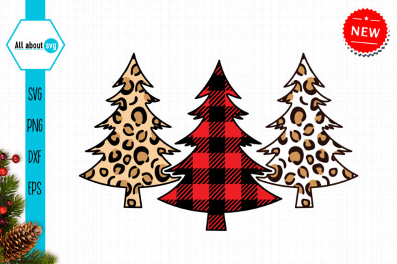 Buffalo Plaid and Leopard Trees SVG Review for Real Projects