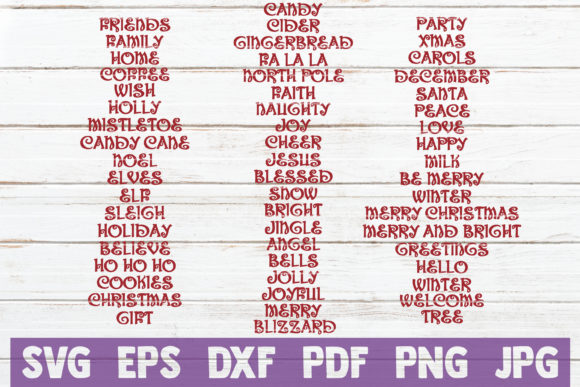 Christmas Words SVG Bundle Review: Practical Embroidery Design for Holiday Projects