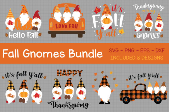 Fall Gnomes Bundle SVG Review for Real Embroidery Projects