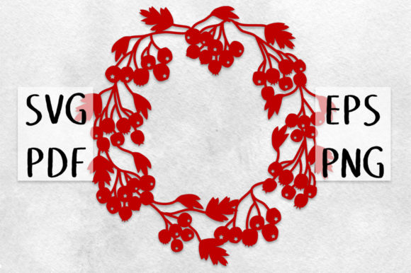 Hawthorn Berry Wreath SVG Cut File Review for Real Projects