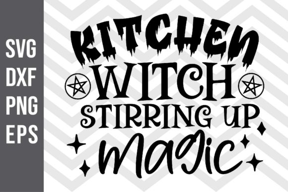 Kitchen Witch Stirring Up Magic SVG Review